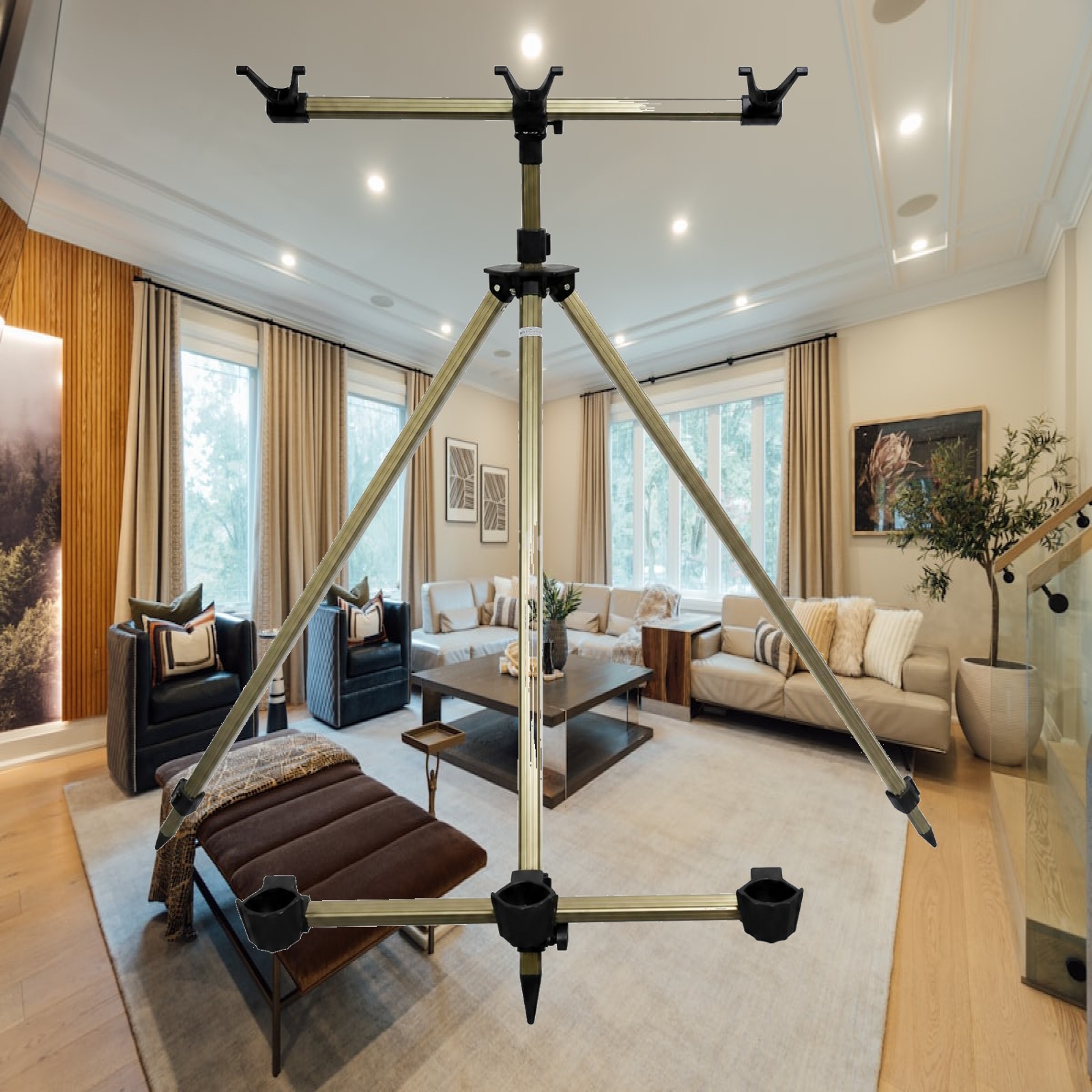 Fishing Rod Boat - Portable Fishing Rod Holder Stand Tripod