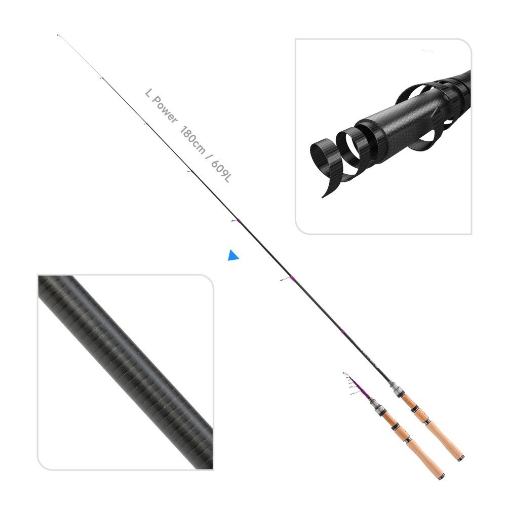 Fishing Rod Carbon Fiber - 1.8M For BFS Dedicated L Action