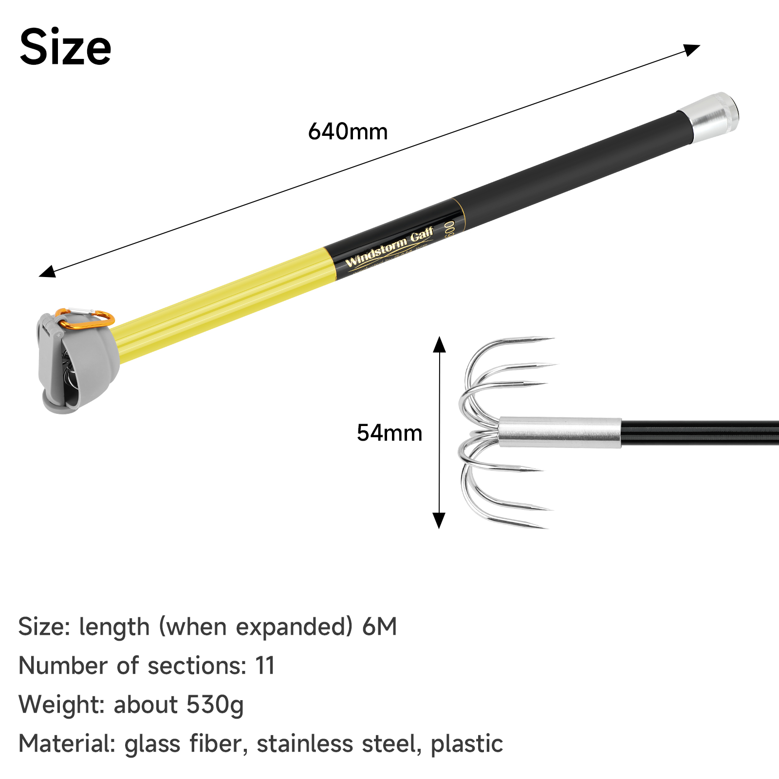 SANLIKE 6M Telescopic Squid Ro - Fishing Rod Carbon Fiber 评论和价格