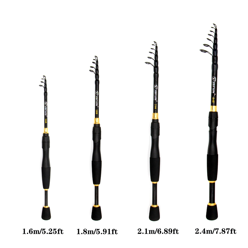 JSFUN Telescopic Fishing Rod   - Fishing Rod Carbon Fiber 评论和价格