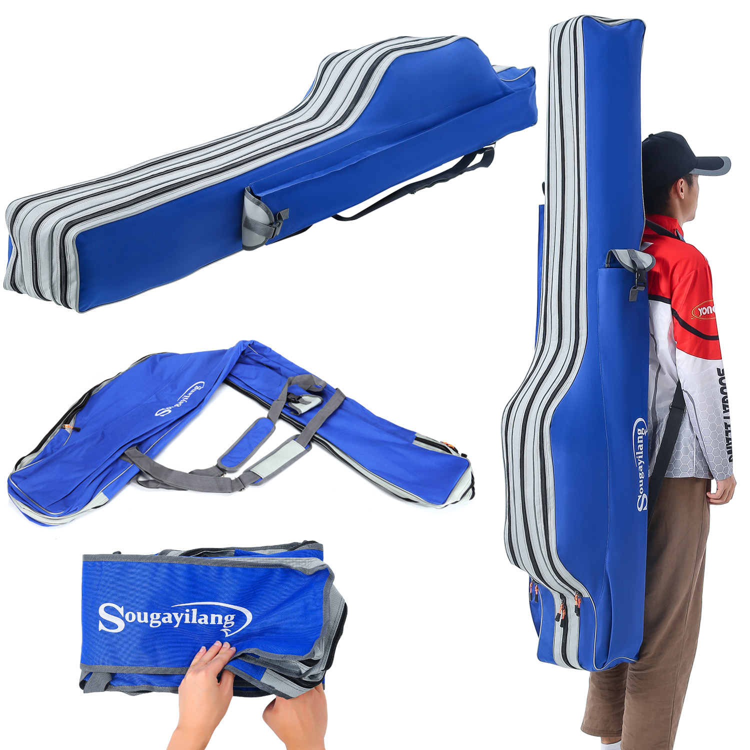 Sougayilang Fishing Rod Bag 3  - Fishing Rod Case 评论和价格
